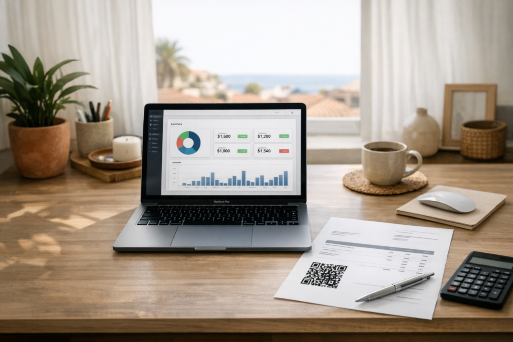mejores softwares de facturación para autónomos en un escritorio moderno