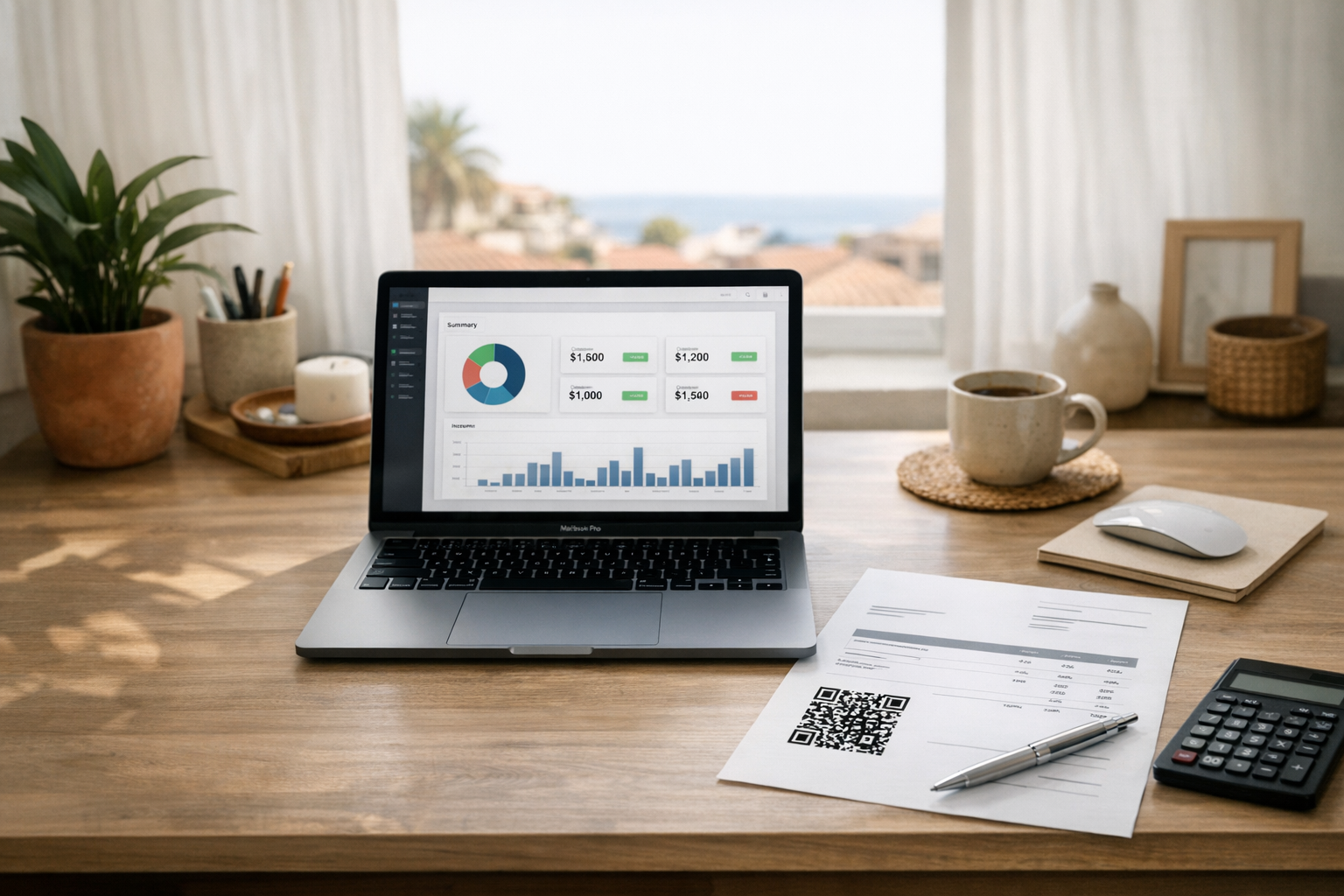 mejores softwares de facturación para autónomos en un escritorio moderno